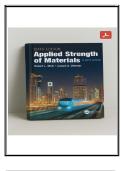 Solution Manual for Applied Strength of Materials&comma; SI Units Version &lpar;6th Edition&comma; 2018&rpar; by Mott and Untener