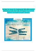 Complete Test Bank for Income Tax Fundamentals 38th Edition Gerald e Whittenburg Martha Altus Buller All Chapters covered With Questions And Verified Solutions&period;