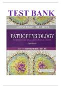 Full TEST BANK pathophysiology the biologic basis for disease in adults And children 8th&lowbar;edition All Chapters Covered With Questions And Correct Answers&period;