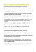 SOCI 1000 Chapter 8 Test Questions Answered Correctly Latest Update 2025-2026