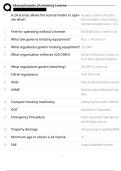 Massachusetts 2A Hoisting License Exam Questions with 100&percnt; Correct Answers &vert; Verified &vert; Updated &lpar;Actual Exam&rpar; 20252026