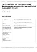 CAISS Extremities and Pelvic Girdle EXAM Questions and Answers &lpar;Verified Answers&rpar; &lpar;Latest Update 2025&rpar; UPDATE&excl;&excl;