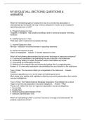 M-100 QUIZ &lpar;ALL SECTIONS&rpar; QUESTIONS & ANSWERS