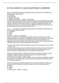 M-100 LESSON 2-3 QUIZ QUESTIONS & ANSWERS