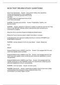 M100 TEST REVIEW STUDY QUESTIONS