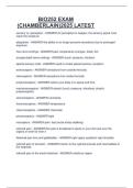 BIO252 EXAM  &lpar;CHAMBERLAIN&rpar;2025 LATEST