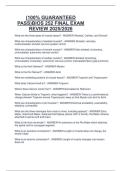 Package deal for BIOS 252 BIOS 252 EXAM QUESTIONS AND CORRECT ANSWERS 2025-2026