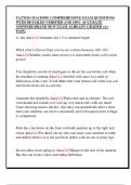TATTOO MACHINE COMPREHENSIVE EXAM QUESTIONS  WITH DETAILED VERIFIED AND 100&percnt; ACCURATE  ANSWERS BRAND NEW EXAM ALREADY GRADED &lpar;A&plus;  PASS&rpar; 