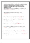 TATTOO MACHINES - UNIT TEST  COMPREHENSIVE EXAM   QUESTIONS WITH DETAILED VERIFIED AND 100&percnt;   ACCURATE ANSWERS BRAND NEW EXAM ALREADY   GRADED &lpar;A&plus; PASS&rpar;