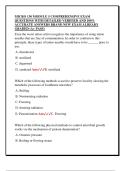 MICRO 130 MODULE 5 COMPREHENSIVE EXAM  QUESTIONS WITH DETAILED VERIFIED AND 100&percnt;  ACCURATE ANSWERS BRAND NEW EXAM ALREADY  GRADED &lpar;A&plus; PASS&rpar;