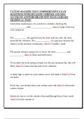 TATTOO MACHINE TEST COMPREHENSIVE EXAM  QUESTIONS WITH DETAILED VERIFIED AND 100&percnt;  ACCURATE ANSWERS BRAND NEW EXAM ALREADY  GRADED &lpar;A&plus; PASS&rpar; 