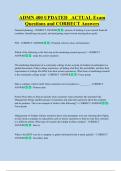 ADMN 400 UPDATED   ACTUAL Exam  Questions and CORRECT Answers 