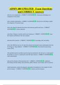 ADMN 400 UPDATED   Exam Questions  and CORRECT Answers 