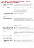 FAA Aircraft Dispatcher Practical Exam &ndash; Latest 2025 Version &vert; Practice Questions with Correct Answers &vert; Verified & Graded A&plus;