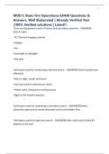 MOD C Basic Fire Operations EXAM Questions & Answers&comma; Well Elaborated &vert; Already Verified Test &vert;100&percnt; Verified solutions &vert; Latest&excl;&excl;