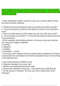 Galen College of Nursing 3100 Fundamentals Exam 1 Review 2025- Critical Thinking, Patient Assessment & Prioritization Questions with Verified Answers.pdf