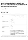 IAAO 201 EXAM Questions & Answers&comma; Well Elaborated &vert; Already Verified Test &vert;100&percnt; Verified solutions &vert; 20252026 Latest&excl;&excl;