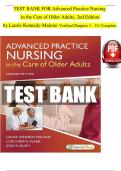 Test Bank for Advanced Practice Nursing in the Care of Older Adults 2nd Edition By Laurie Kennedy-Malone&semi; Lori Martin-Plank&semi; Evelyn G&period; Duffy Chapter 1-19 Complete Guide A&plus;