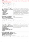 NCLEX Fundamentals of Nursing &ndash; Practice Questions with Detailed Rationales