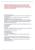 NRCME Test Bank Questions -ACTUAL EXAM- LATEST VERSION -QUESTIONS AND ANSWERS&sol;&sol;NRCME Test Bank Questions -ACTUAL EXAM- LATEST VERSION -QUESTIONS AND ANSWERS