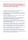 NRCME DOT Examiner Test Practice Questions -ACTUAL EXAM- LATEST VERSION&sol;&sol;NRCME DOT Examiner Test Practice Questions -ACTUAL EXAM- LATEST VERSION