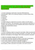ATI Pharmacology Test 1 Review 2025- Key Medication Adverse Effects&comma; IV Calculations & Safe Medication Reconciliation&period;pdf