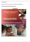 Test Bank- Pediatric Physical Examination&colon; An Illustrated Handbook 4th Edition &lpar;Karen G&period; Duderstadt&comma; 2025&rpar;Newest Edition