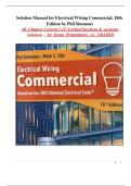 Solution and Answer Guide Electrical Wiring Commercial 18th Edition by Phil Simmons&comma; Ray C&period; Mullin&comma; Mark Ode