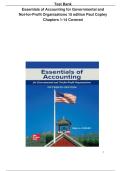 Essentials of Accounting for Governmental and Not-for-Profit Organizations&comma; Copley - Complete test bank - exam questions - quizzes &lpar;updated 2022&rpar;