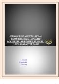 OSU OKC FUNDAMENTALS FINAL EXAM 2025&sol;2026 &ndash; UPDATED QUESTIONS AND REVISED ANSWERS &vert; 100&percnt; GUARANTEE PASS&excl;
