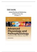 Test Bank Advanced Physiology And Pathophysiology&colon; Essentials For Clinical Practice&comma; 2nd Edition Nancy C&period; Tkacs&comma;Linda L&period; Herrmann All Chapters 1-17 With Questions And Answers Complete A&plus; Guide ISBN&colon;9780826177087