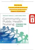Test Bank - Community and Public Health Nursing&colon; Evidence for Practice&comma; 4th Edition &lpar;DeMarco&comma; 2024&rpar;&comma; Chapter 1-25 &vert; All Chapters