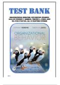 Test Bank for Organizational Behavior 19th Edition &lpar;Pearson&comma; 2023&rpar; by Stephen P&period; Robbins&comma; Timothy A&period; Judge&comma; Isbn no&semi; 9780137687206&comma; all 18 Chapters Covered