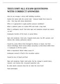 TEEX EMT ALL EXAM QUESTIONS WITH CORRECT ANSWERS 