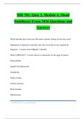 MH 701&colon; Quiz 2&comma; Module 4&comma; Mood Stabilizers Exam 2026 Questions and Answers