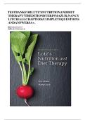 Test bank lutz s nutrition and diet therapy 7th edition erin e mazur