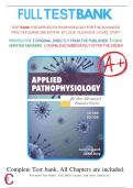 Test bank For Applied Pathophysiology for the Advanced Practice Nurse 2nd Edition by Lucie Dlugasch&semi; Lachel Story Chapter 1-14 &vert; 9781284255614