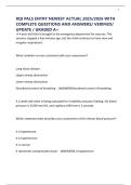 RQI PALS ENTRY NEWEST ACTUAL 2025&sol;2026 WITH COMPLETE QUESTIONS AND ANSWERS&sol; VERIFIED&sol; UPDATE &sol; GRADED A&plus;