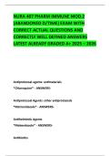 NURA 407 PHARM IMMUNE MOD&period;2 &lpar;ABANDONED D&sol;TIME&rpar; EXAM WITH CORRECT ACTUAL QUESTIONS AND CORRECTLY WELL DEFINED ANSWERS LATEST ALREADY GRADED A&plus; 2025 &ndash; 2026