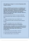 NSG 5442 Exam 1 Chapter 1-11&semi; 16&semi; 26&semi; 29 Questions With Complete Solutions