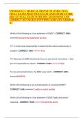 EMERGENCY MEDICAL DISPATCH &lpar;EMD&rpar; TEST&comma;  FINAL EXAM&vert; PRACTICE EXAM &vert;AND STUDY GUIDE  2025 &vert;ACTUAL EXAM WITH 300&plus; QUESTIONS AND  CORRECT DETAILED ANSWERS &vert;ALREADY GRADED  A&plus;