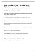 Understanding ICD 10 CM and ICD 10 PCS chapter 1 with correct answers 100&percnt; 