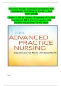 Advanced Practice Nursing&colon; Essentials for Role Development&comma; 5th Edition &ndash; Lucille A&period; Joel &vert; Complete Test Bank with Answers and Explanations