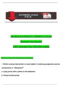 OB HESI Maternity Exam Version 5 &vert; 55 Questions & Answers &vert; Updated 2025&sol;2026 &vert; 100&percnt; Pass Guarantee