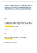 International Fuel Gas Code &lpar;IFGC&rpar; Exam&colon; Questions & Answers Study Guide 2025