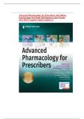 Advanced Pharmacology for Prescribers 2nd Edition Luu Kayingo Test Bank All Chapters Latest Version &vert; Complete Guide With rationale&vert; Graded A