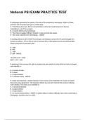 National PSI EXAM PRACTICE TEST NEWEST 2025&sol;2026 ACTUAL EXAM COMPLETE QUESTIONS AND CORRECT DETAILED ANSWERS &lpar;VERIFIED ANSWERS&rpar; &vert;ALREADY GRADED A&plus;&vert;&vert;BRAND NEW&excl;&excl;