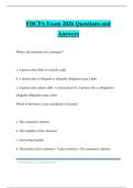FDCPA Exam 2026 Questions and Answers