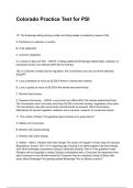 Colorado Practice Test for PSI NEWEST 2025&sol;2026 ACTUAL EXAM COMPLETE QUESTIONS AND CORRECT DETAILED ANSWERS &lpar;VERIFIED ANSWERS&rpar; &vert;ALREADY GRADED A&plus;&vert;&vert;BRAND NEW&excl;&excl;