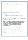 Robbins & Cotran Pathologic Basis of Disease &mdash; 10th Ed&period; Complete Chapter-by-Chapter Test Bank&colon; Verified Answers & Clinical Rationales &lpar;Stuvia Ready&rpar;